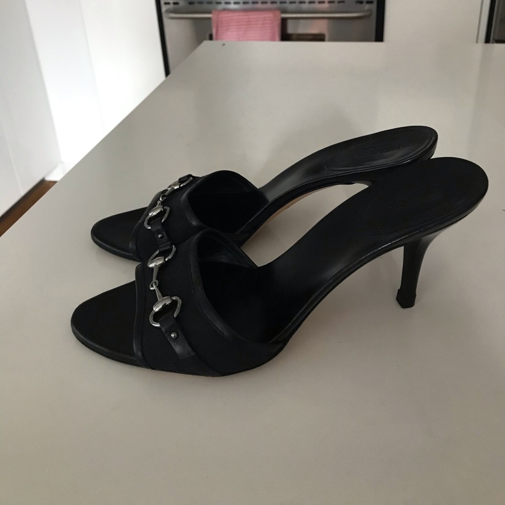 Gucci 7 horse-bit slides - vintage